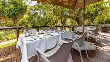 Phelwana Game Lodge - Garden Deck